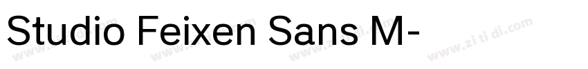 Studio Feixen Sans M字体转换